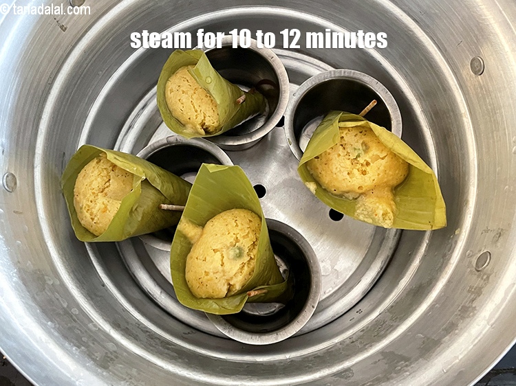 Step 58 – Steam for 10 to 12 minutes.