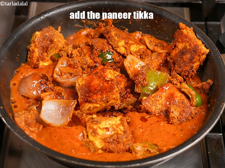 Step 59 – Add the paneer tikka.