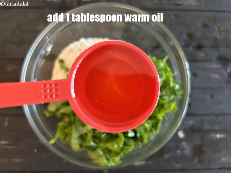 Step 8 – Add&nbsp;<meta charset="UTF-8" />1 tbsp&nbsp;warm&nbsp;<a href="glossary-oil-671i">oil</a>.