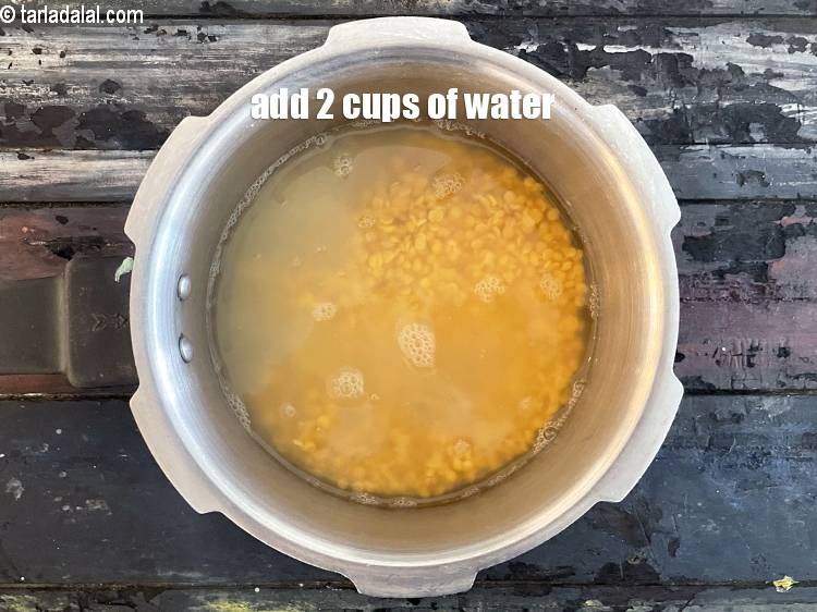 Step 7 – Add 2 cups of water.