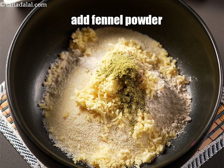 Step 13 – Add &frac14; tsp fennel powder.