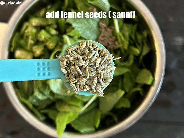 Step 17 – Add&nbsp;<meta charset="UTF-8" />1/2 tsp&nbsp;<a href="glossary-fennel-seeds-saunf-sauf-410i">fennel seeds (saunf)</a>.