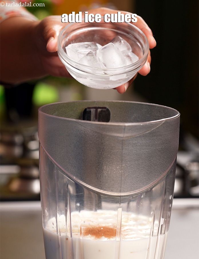 Step 10 – Add 4-5 ice cubes.
