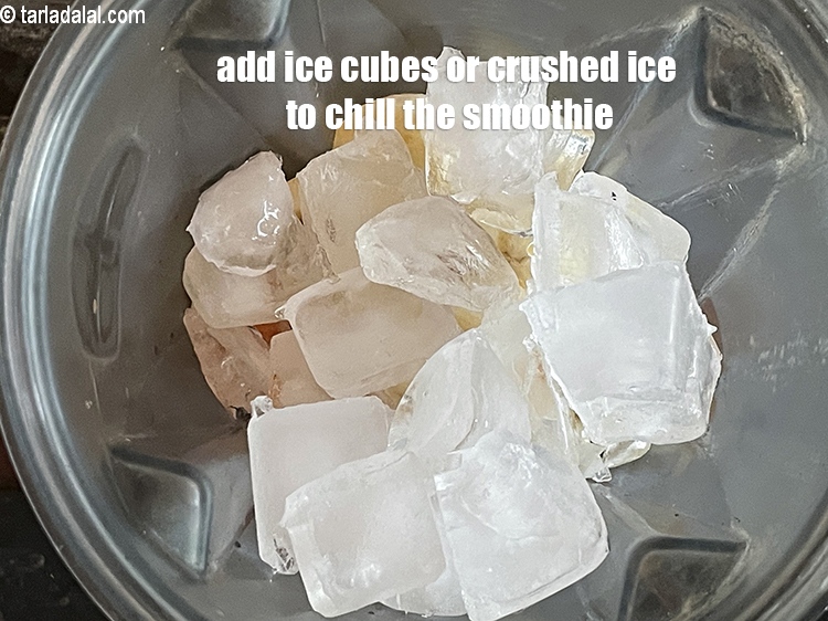 Step 7 – Add 20 ice-cubes.