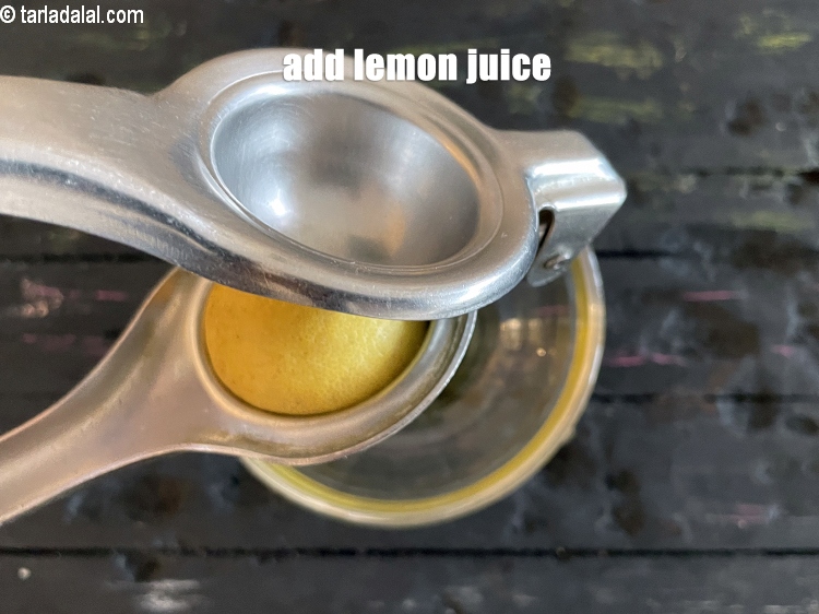 Step 19 – Add&nbsp;<meta charset="UTF-8" />1 tsp&nbsp;<a href="glossary-lemon-juice-numbi-ka-ras-nimbu-ka-juice-471i">lemon juice</a>.
