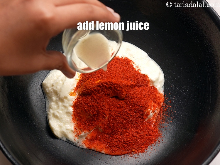 Step 7 – Add 2 tsp lemon juice.