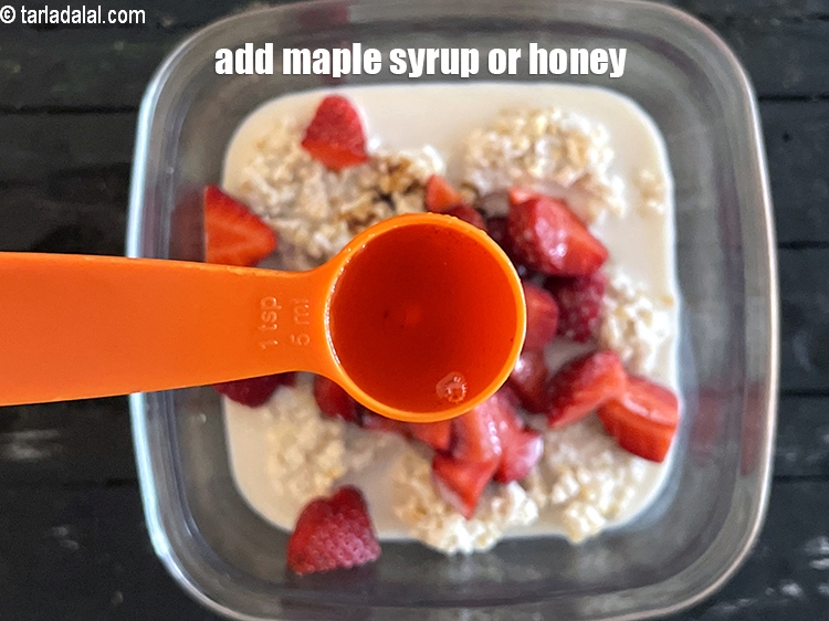 Step 9 – Add&nbsp;<meta charset="UTF-8" />2 tsp&nbsp;<a href="glossary-maple-syrup-1042i">maple syrup</a>. You can add 1 tsp maple syrup or skip …