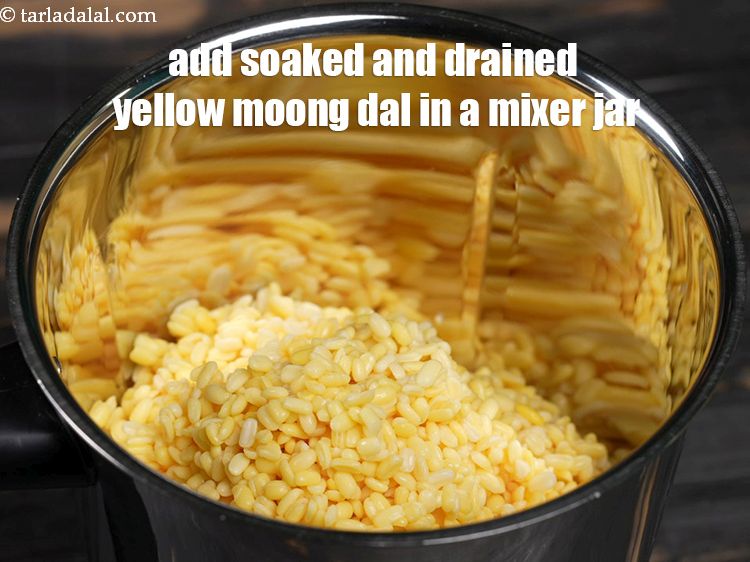 Step 7 – To make mixture for <strong>moong dal toast recipe | Indian moong toast | lentil toast …