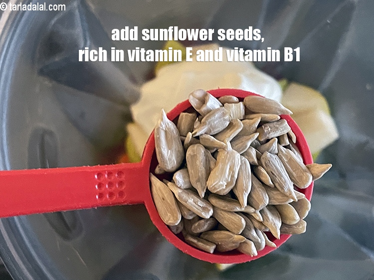 Step 7 – Add&nbsp;<meta charset="UTF-8" />2 tbsp&nbsp;<a href="glossary-sunflower-seeds-surajmukhi-ke-beej-611i">sunflower seeds (surajmukhi ke beej)</a>.&nbsp;<meta charset="UTF-8" />Sunflower Seeds are very rich …
