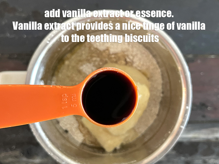 Step 27 – Add 1 tsp vanilla extract or vanilla essence. <u><em>Vanilla extract provides a nice tinge of …
