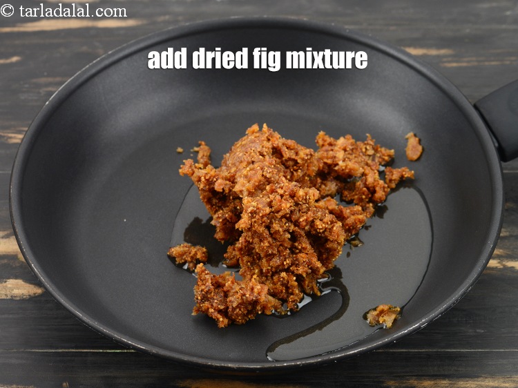Step 7 – Add the dried fig mixture.
