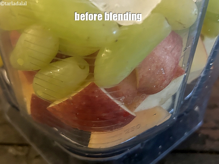 Step 15 – Before blending.