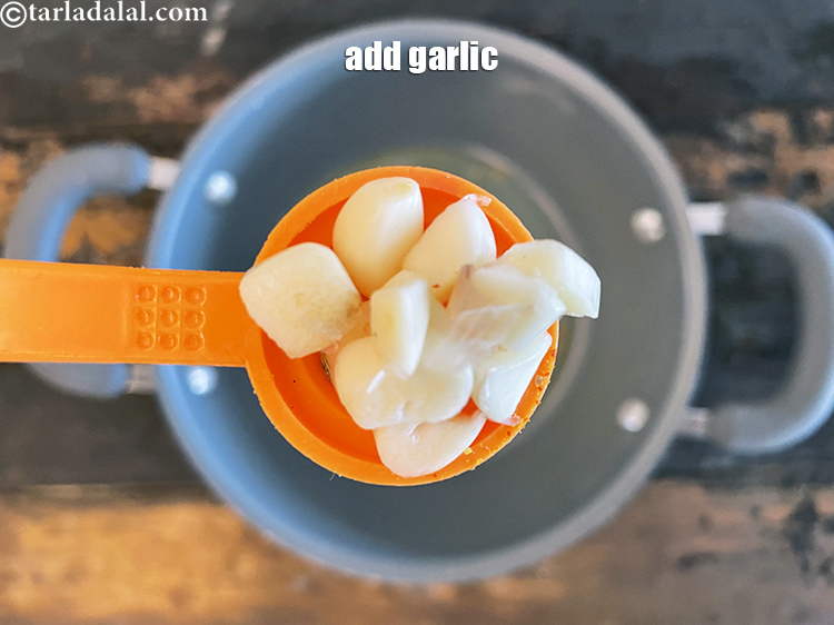 Step 8 – Add <meta charset="UTF-8" />1 tsp&nbsp;<a href="glossary-chopped-garlic-790i">chopped garlic (lehsun)</a>.