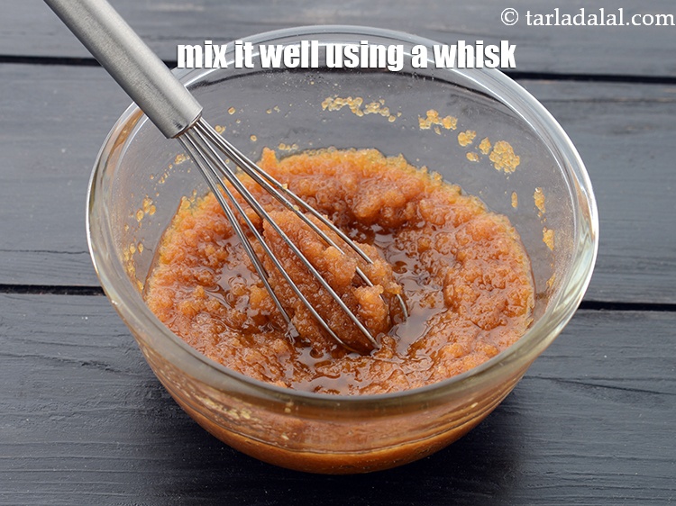 Step 7 – Mix it well using a whisk.