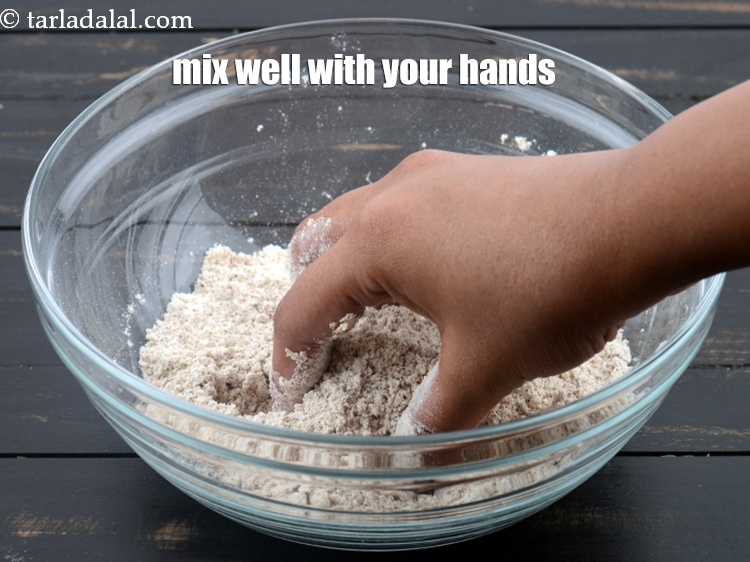 Step 7 – Mix well with your hands.
