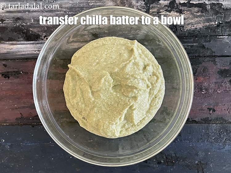 Step 18 – Transfer the mixture to a bowl.