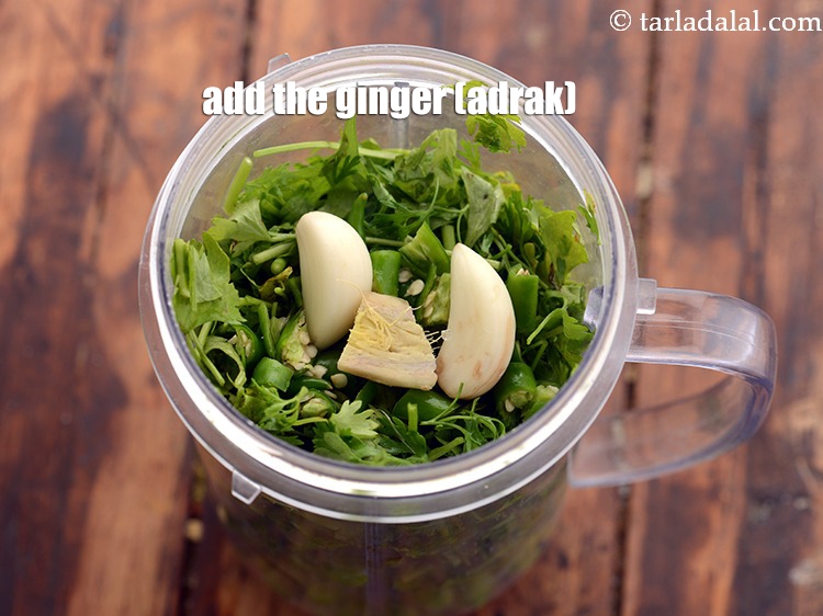 Step 6 – Add the ginger.