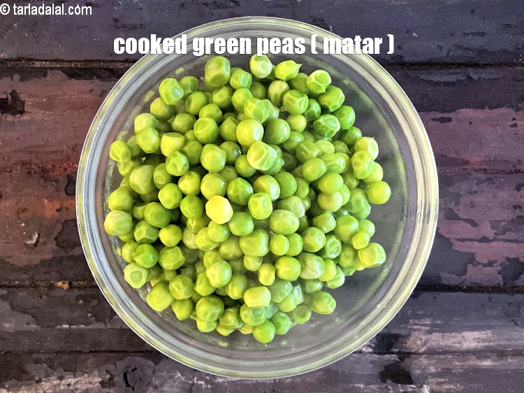 Step 7 – Cooked green peas.