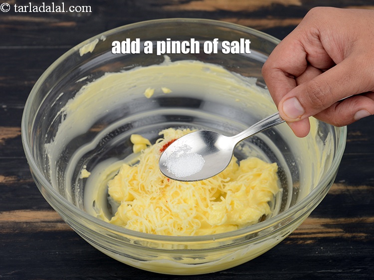 Step 7 – Add a pinch of salt.