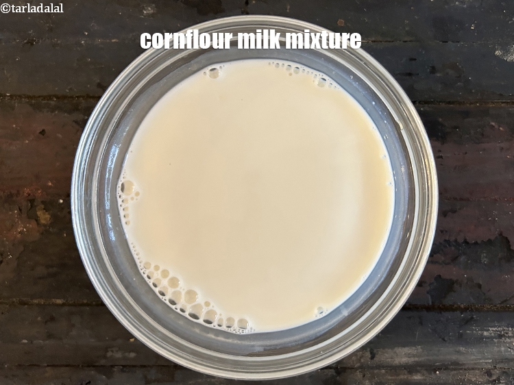 Step 7 – This is your cornflour milk mixture.