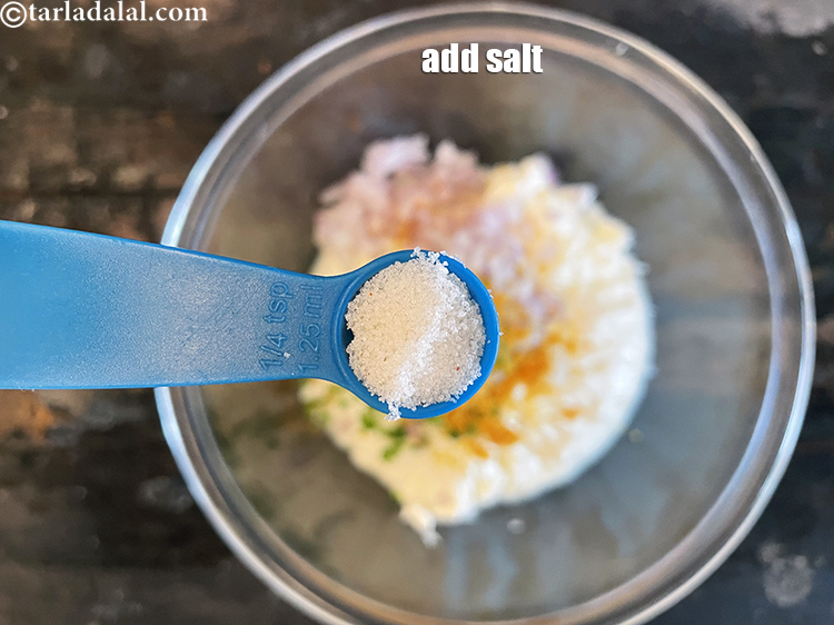 Step 11 – Add salt to taste. We used 1/4 tsp salt.