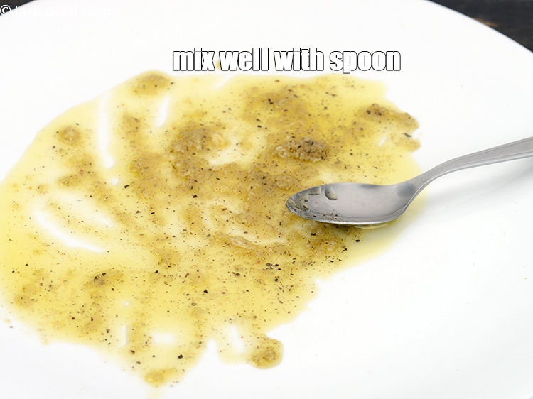 Step 7 – Mix well with a spoon.&nbsp;