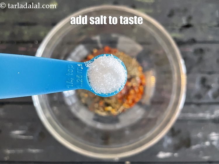Step 9 – Add salt to taste. We added 1/4 tsp salt.