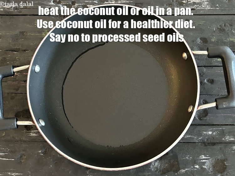 Step 13 – <p>To make <strong>varagu upma recipe | kodri upma | foxtail millet healthy vegetable snack |&nbsp;</strong>&nbsp;heat …