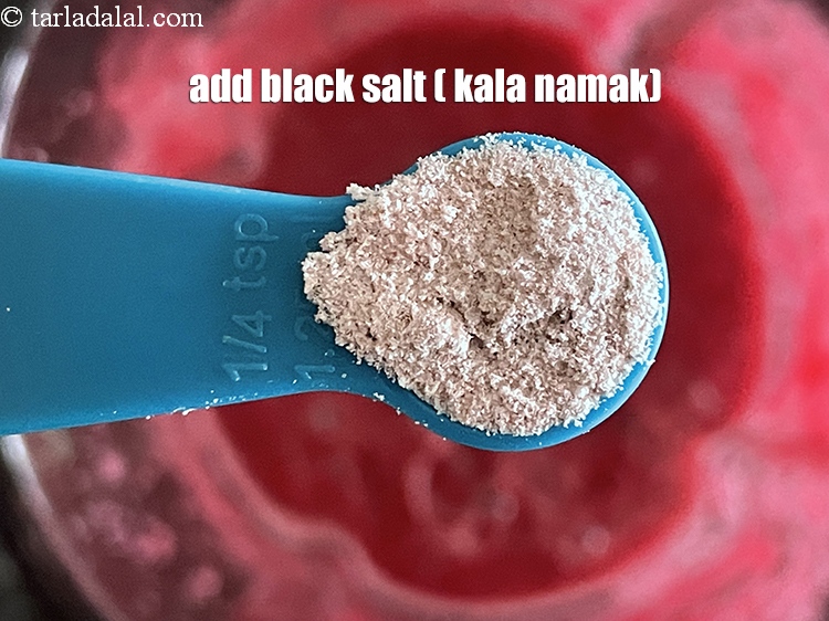 Step 9 – Add 1/4 tsp black salt (kala namak ). If you don&#39;t have that then use …