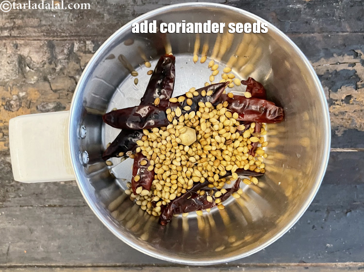 Step 25 – Add&nbsp;<meta charset="UTF-8" />2 tbsp&nbsp;<a href="glossary-coriander-seeds-dhania-ke-beej-dhania-seeds-akha-dhania-371i">coriander (dhania) seeds</a>.