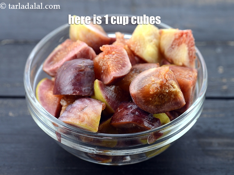 Step 7 – Here we have used 5 figs to make 1 cup cubes.