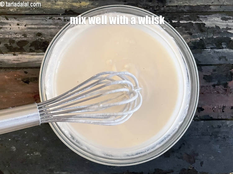 Step 10 – Mix well to make a thick batter.&nbsp;