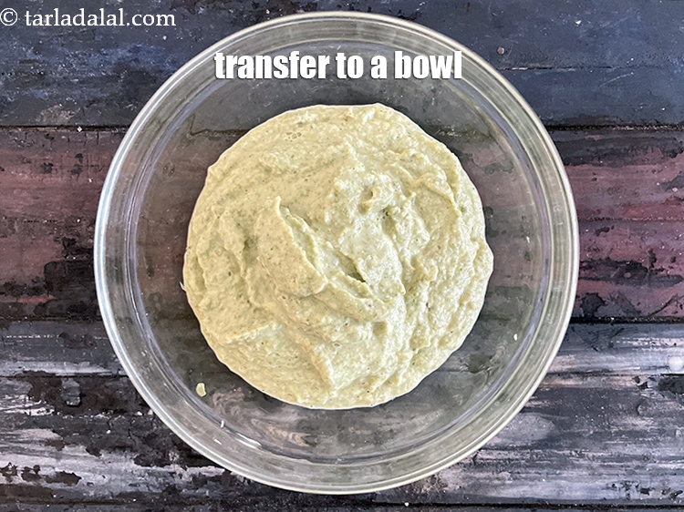 Step 14 – Transfer the mixture in a deep bowl.