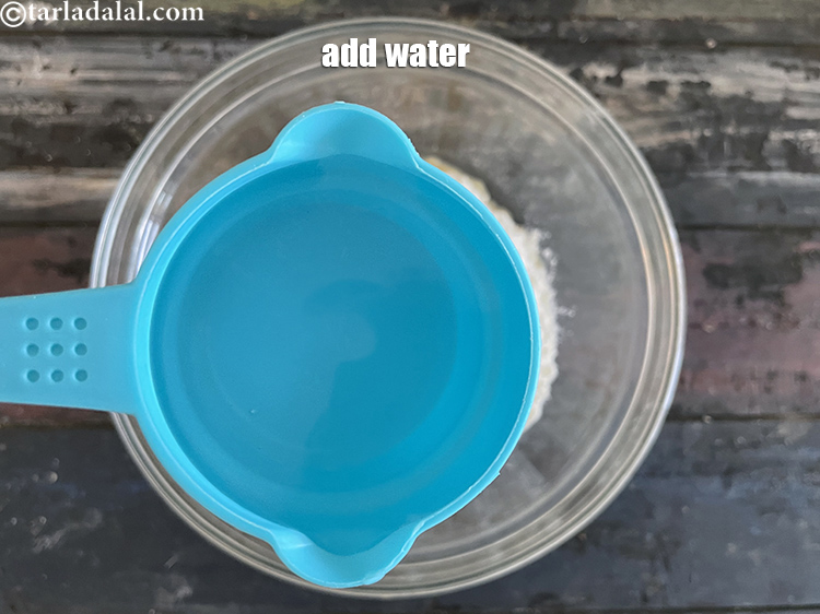 Step 7 – Add water. We used 1/2 cup water. We later added 2 tablespoons water to make …