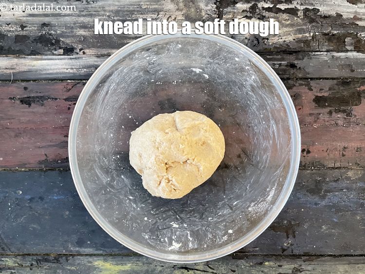 Step 10 – Knead into a soft dough.