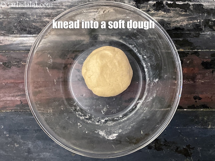 Step 16 – Knead into a soft dough.