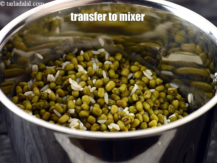 Step 7 – Transfer to the mixer.