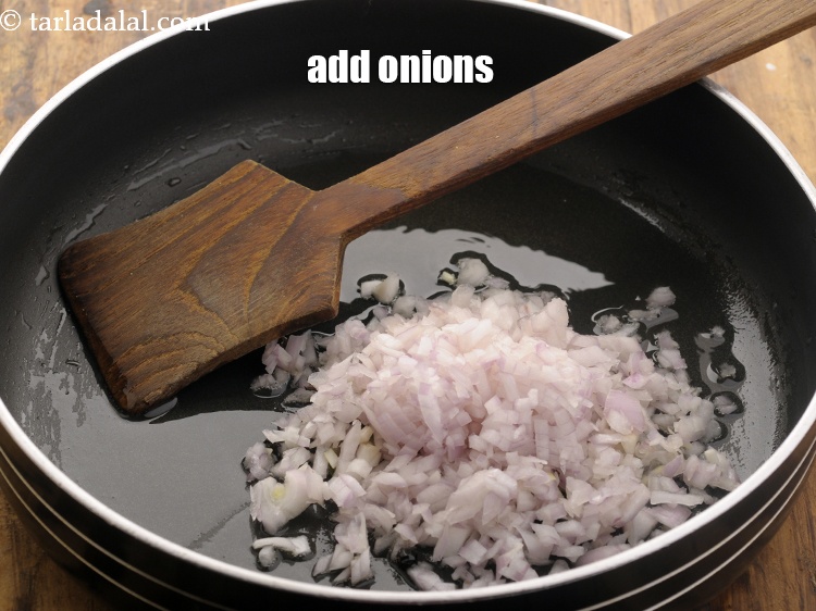 Step 6 – Add onions.