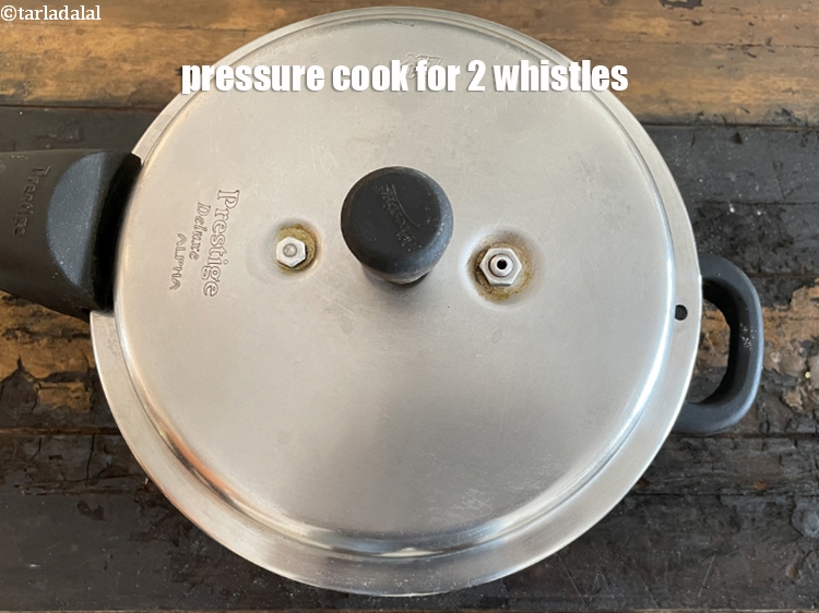 Step 27 – Pressure cook for 2 whistles.
