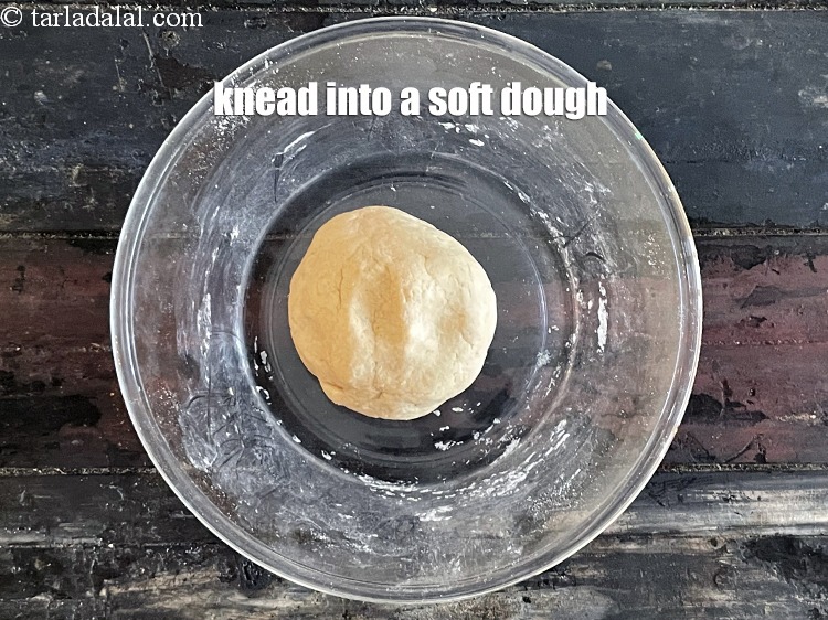 Step 14 – Knead into a soft dough.