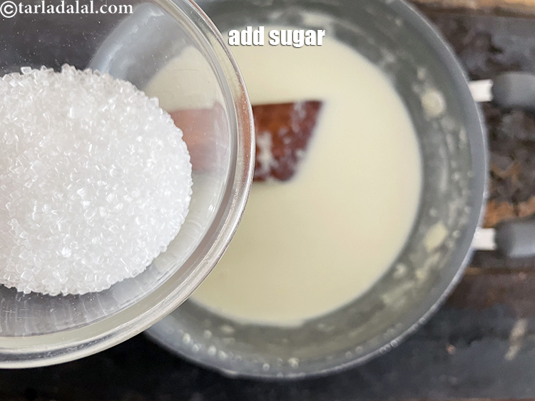 Step 20 – Add&nbsp;<!--%3Cmeta%20charset%3D%22UTF-8%22%20%2F%3E-->2 1/2 tbsp&nbsp;<a href="glossary-sugar-chini-shakkar-278i">sugar</a>. You can increase or decrease the sweetness based on what you …