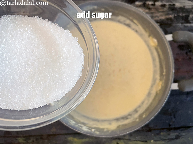 Step 15 – Add&nbsp;<meta charset="UTF-8" />5 1/2 tbsp&nbsp;<a href="glossary-sugar-chini-shakkar-278i">sugar</a>.