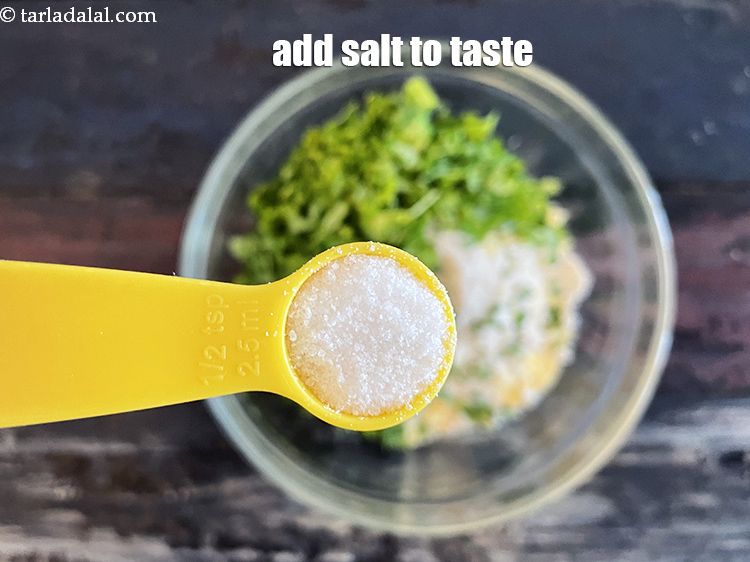 Step 9 – Add salt to taste. We added 1/2 tsp salt.