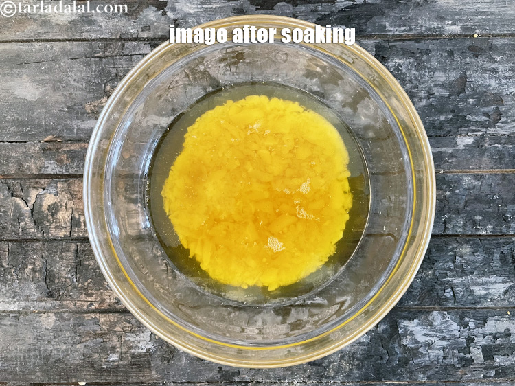 Step 7 – Image after soaking.