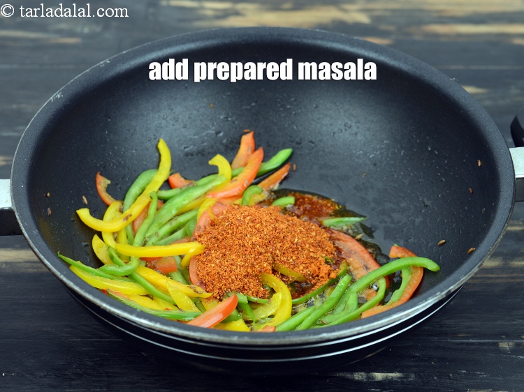 Step 14 – Add the prepared masala.