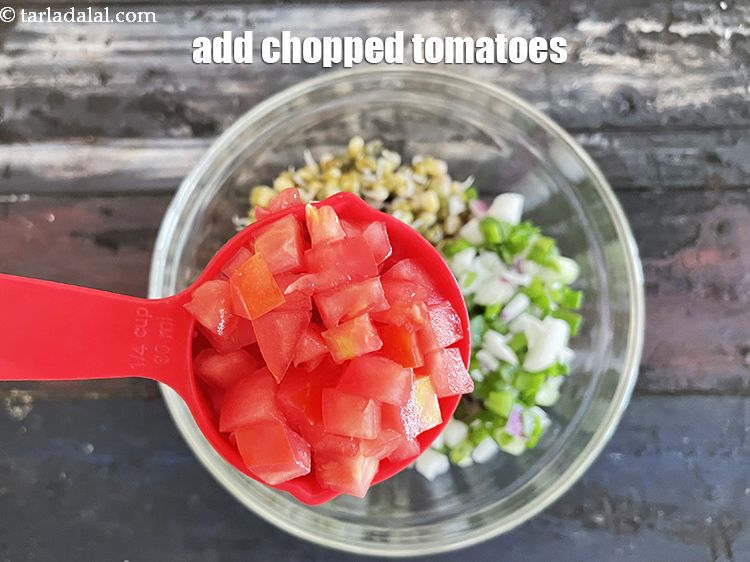 Step 24 – Add&nbsp;<meta charset="UTF-8" />1/4 cup&nbsp;<a href="glossary-chopped-tomatoes-779i">chopped tomatoes</a>.