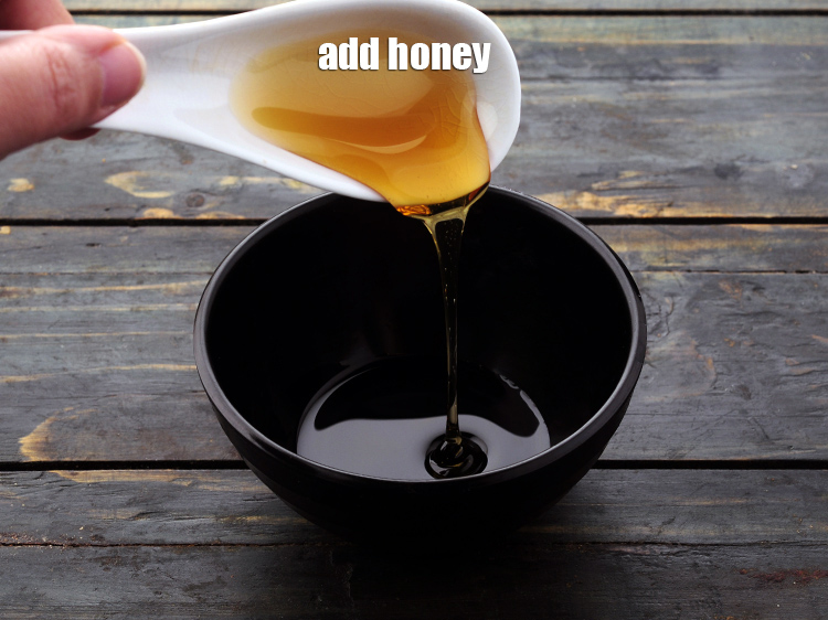 Step 7 – Add honey. We have avoided sugar to make it healthier.&nbsp;