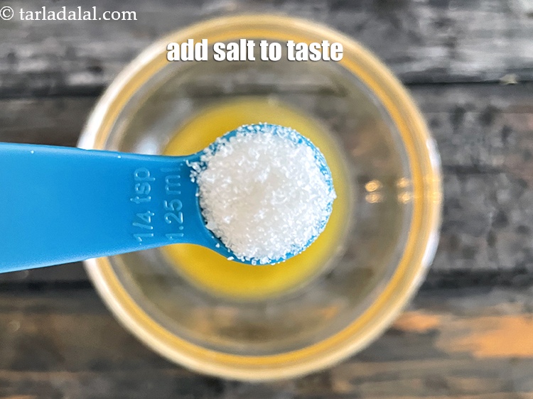 Step 9 – Add salt to taste. We added 1/4&nbsp;tsp salt.