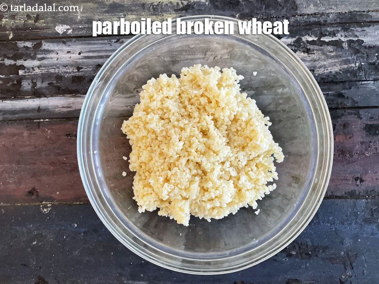 Step 15 – To make <strong>bulgar wheat salad | bulgar wheat salad with vegetables | healthy Indian dalia …