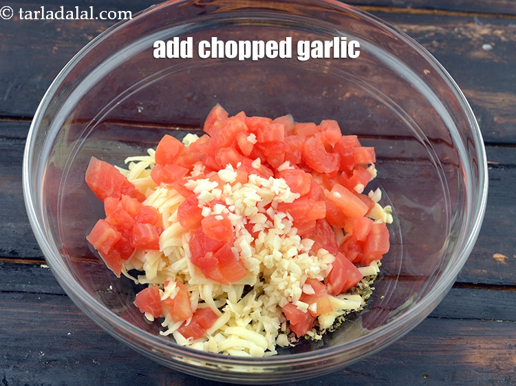 Step 7 – Add 1 tbsp&nbsp;<a href="https://www.tarladalal.com/glossary-chopped-garlic-790i">chopped garlic (lehsun)</a>. This gives a very nice garlicky flavour.&nbsp;